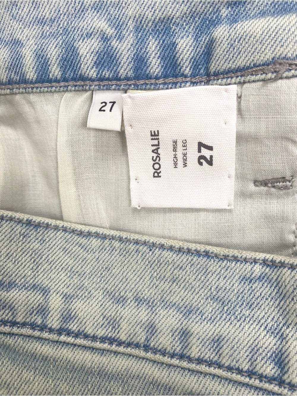 Hudson NWT Rosalie Wide Leg Jeans in Matilda Light Wash, Size 27 - Picture 10 of 10